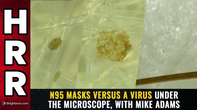 N95 masks versus a virus UNDER THE MICROSCOPE, with Mike Adams
