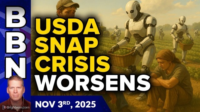 USDA SNAP crisis worsens while new agricultural robots will REPLACE migrant workers in the crop fields