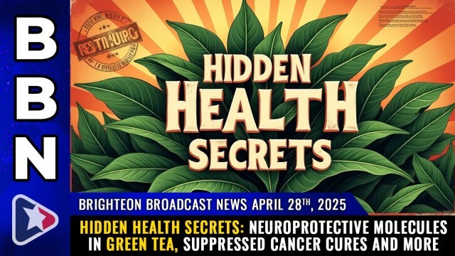 HIDDEN HEALTH SECRETS: Neuroprotective molecules in green tea, suppressed cancer cures and more