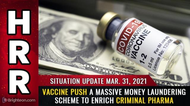 Vaccine push a massive money laundering scheme to enrich criminal PHARMA