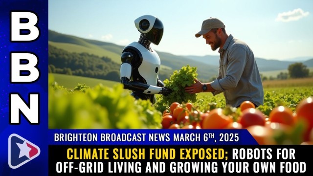 Climate SLUSH FUND exposed; Robots for off-grid living and growing your own food