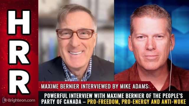 Powerful interview with Maxime Bernier of the People’s Party of Canada – pro-freedom, pro-energy and anti-woke