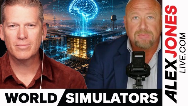 Mike Adams Joins Alex Jones to Discuss AI World Simulations, Digital Gods & the Data Center Takeover