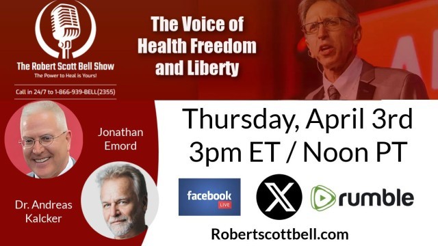 Jonathan Emord, Robert Verkerk, Alliance For Natural Health, Dr. Andreas Kalcker, Chlorine Dioxide Solution