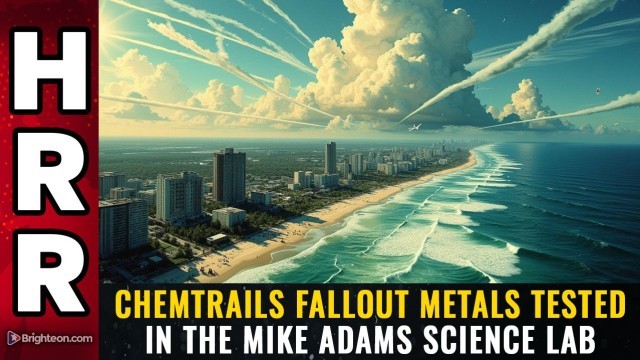 Chemtrails FALLOUT metals tested in the Mike Adams science lab