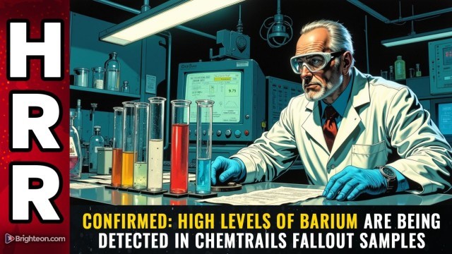 CONFIRMED: High levels of Barium are being detected in chemtrails fallout samples