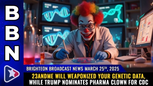 23andMe will WEAPONIZED your genetic data, while Trump nominates PHARMA CLOWN for CDC