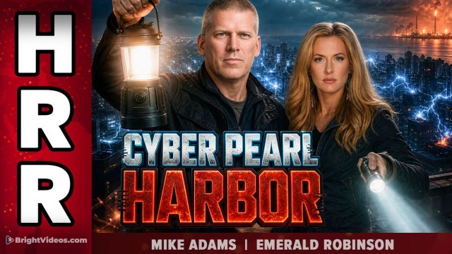 Mike Adams Joins Emerald Robinson to Discuss the Global Cyber Pearl Harbor, Bank Threats and a Decade of Darkness