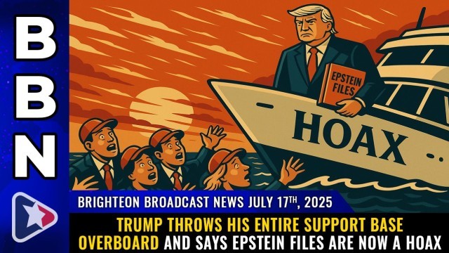 Trump throws his entire support base overboard and says Epstein files are now a HOAX
