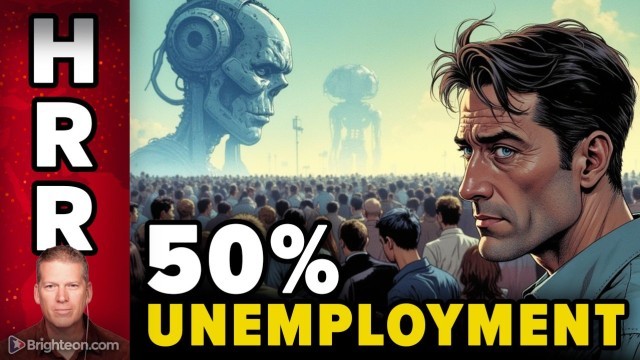 50% UNEMPLOYMENT RATE is coming for America, thanks to AI job replacements