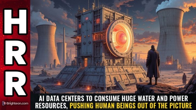AI data centers to consume HUGE water and power resources, pushing human beings out of the picture