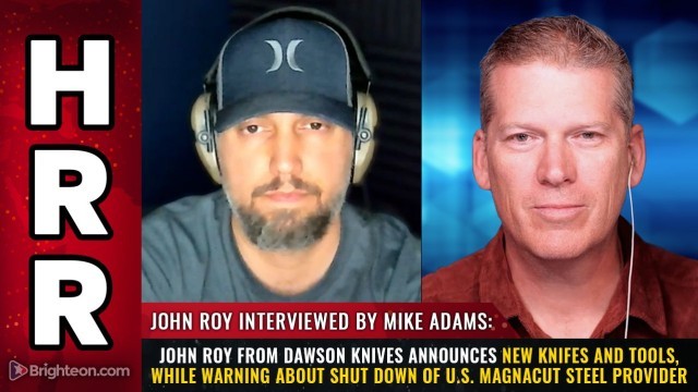 John Roy from Dawson Knives announces new knifes and tools, while warning about shut down of U.S. MagnaCut steel provider