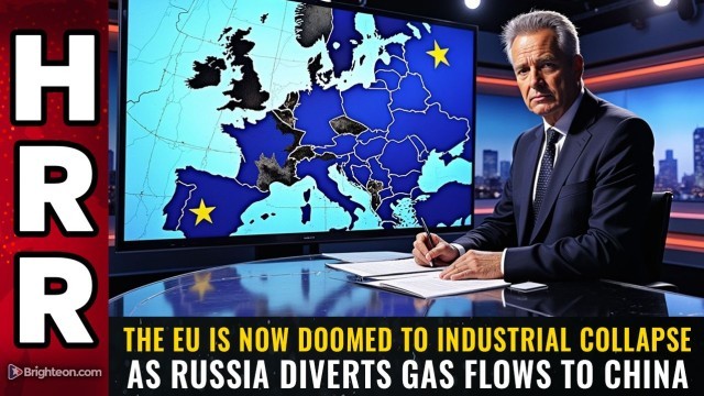 The EU is now DOOMED to industrial collapse as Russia diverts gas flows to China