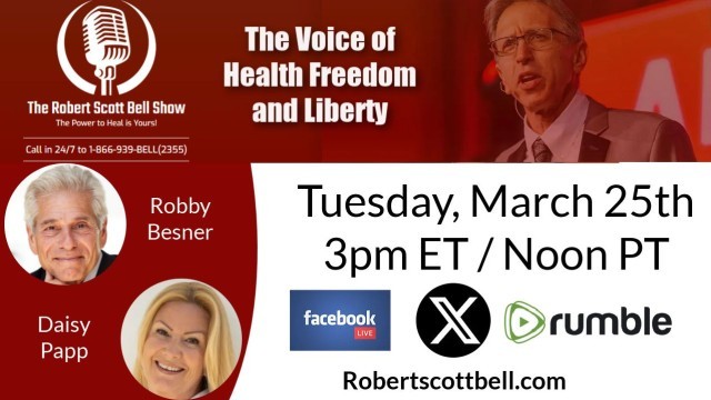 Monarez New CDC Director, Robby Besner, Therasage, Infrared Breakthroughs, Daisy Papp, Fuellmich Persecution Exposed