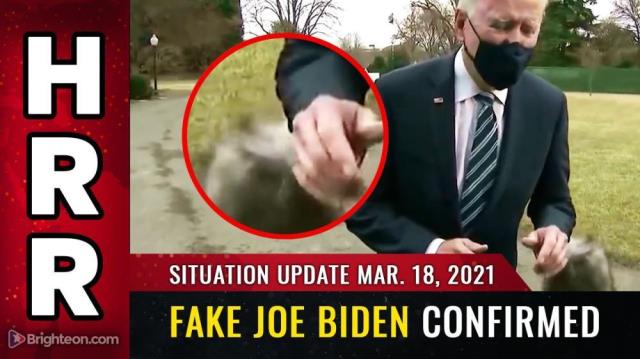 FAKE Joe Biden now confirmed... it's all just a movie