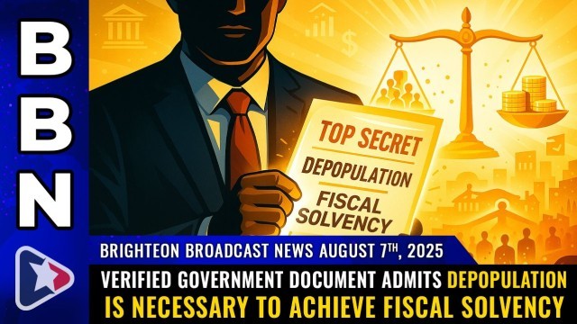 Verified government document admits DEPOPULATION is necessary to achieve FISCAL SOLVENCY