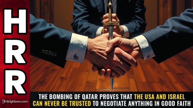 The bombing of Qatar proves that the USA and Israel can NEVER be trusted to negotiate anything in good faith