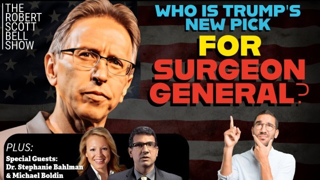 Trump's Surgeon General Pick, Stephanie Bahlman, Chiropractic health, Pet care, Michael Boldin, Tenth Amendment Center